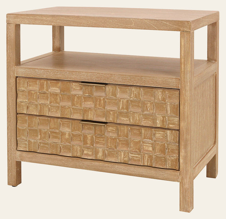 Terrena Nightstand/Side Table 2 Drawers - Whats New Furniture Portland OR