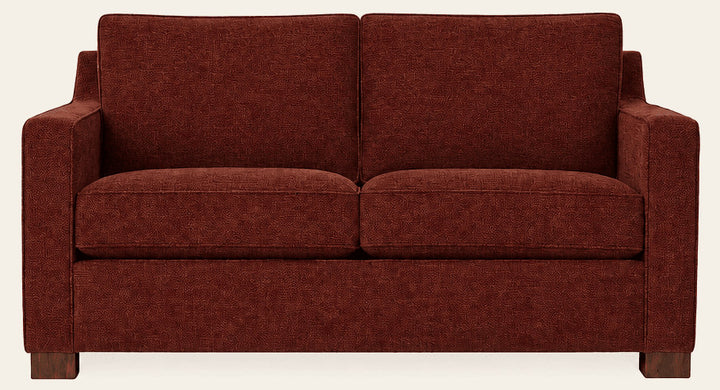 Metro Loveseat in Serenity Cinnamon chenille - Stylus loveseat - Whats New Furniture Portland OR