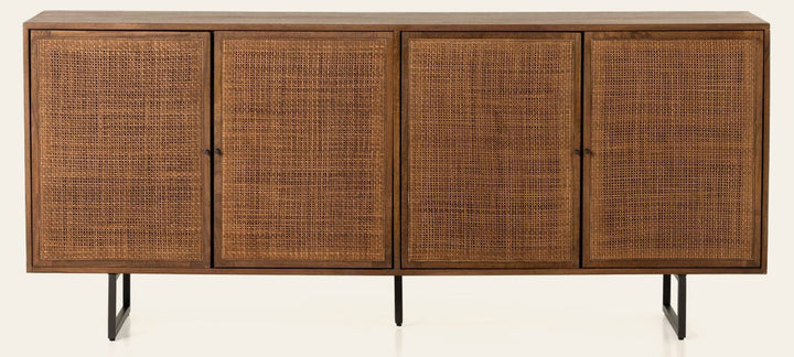 Carmel Sideboard in Brown Wash front studio view - Whats New Furniture Portland OR