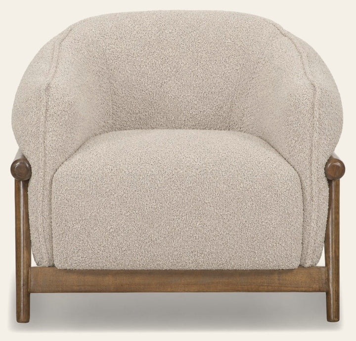 Pittock Barrel Chair in Shitake Beige - studio - What's New Furniture - Whats New Furniture Portland OR