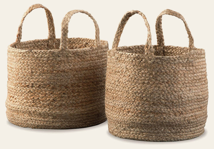 Brayton Basket Set of 2 in Natural — official Ashley Furniture studio view