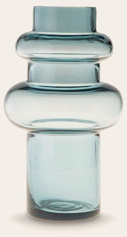 Vallmen 10-Inch Vase in Blue — official Ashley Furniture studio view