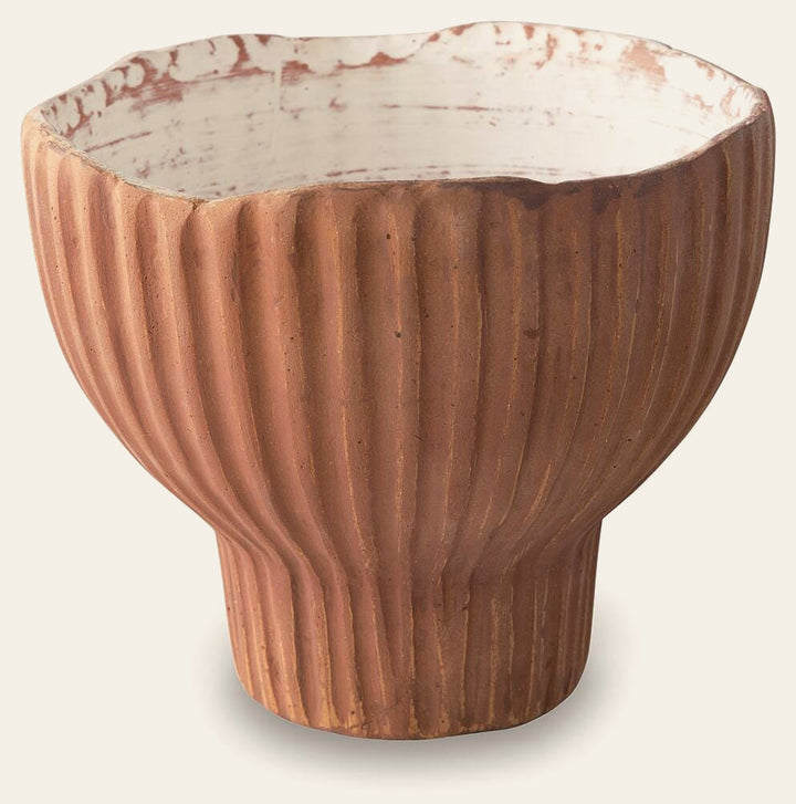 Orban Vase in Sienna/White — official Ashley Furniture studio view