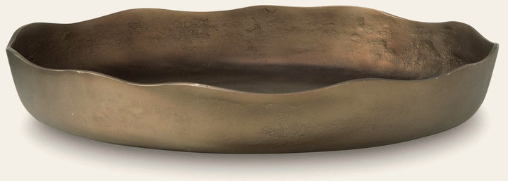 Wallmen Tray in Champagne Gold Finish — official Ashley Furniture studio view