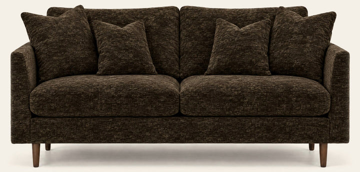 Oasis Loft Sofa in Galactic Chocolate - studio front view - Stanton - Whats New Furniture Portland OR