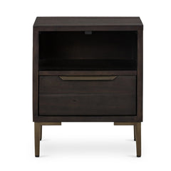 Wyeth Nightstand Dark Carbon - Nightstand by Four Hands - What&