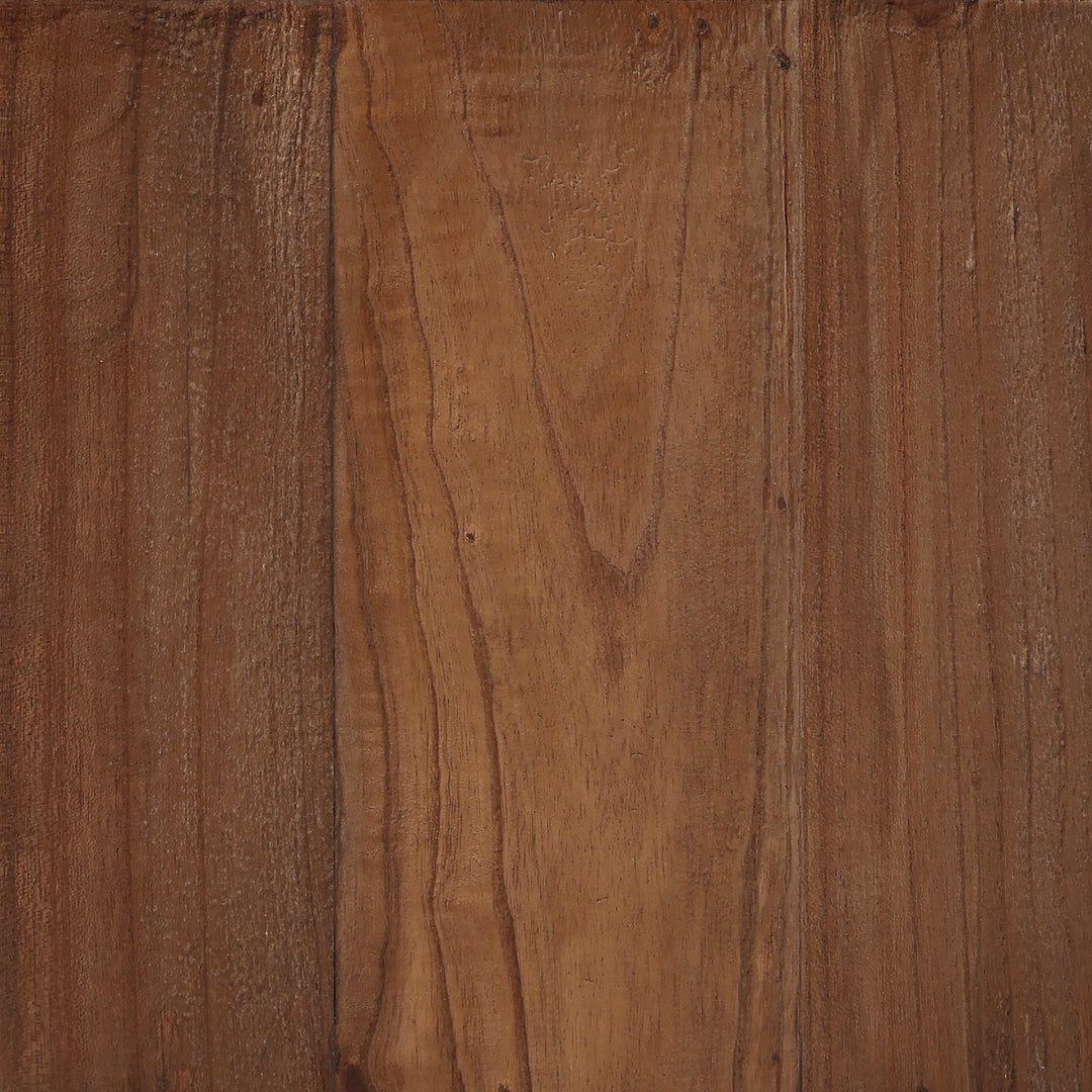 Wynne Coffee Table - Medium Brown Mindi Wood wood construction detail 1 - Coffee Tables by Dovetail - Whats New Furniture Portland OR