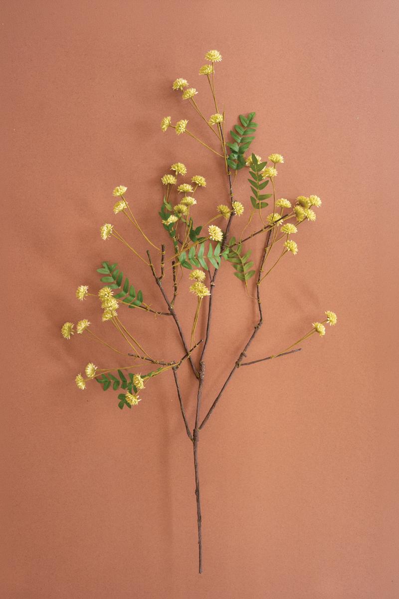 Faux Yellow Blossom Bundle, 48-Inch Stem — What&