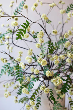 Faux Yellow Blossom Bundle, 48-Inch Stem — view 3
