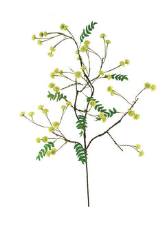 Faux Yellow Blossom Bundle, 48-Inch Stem — view 4