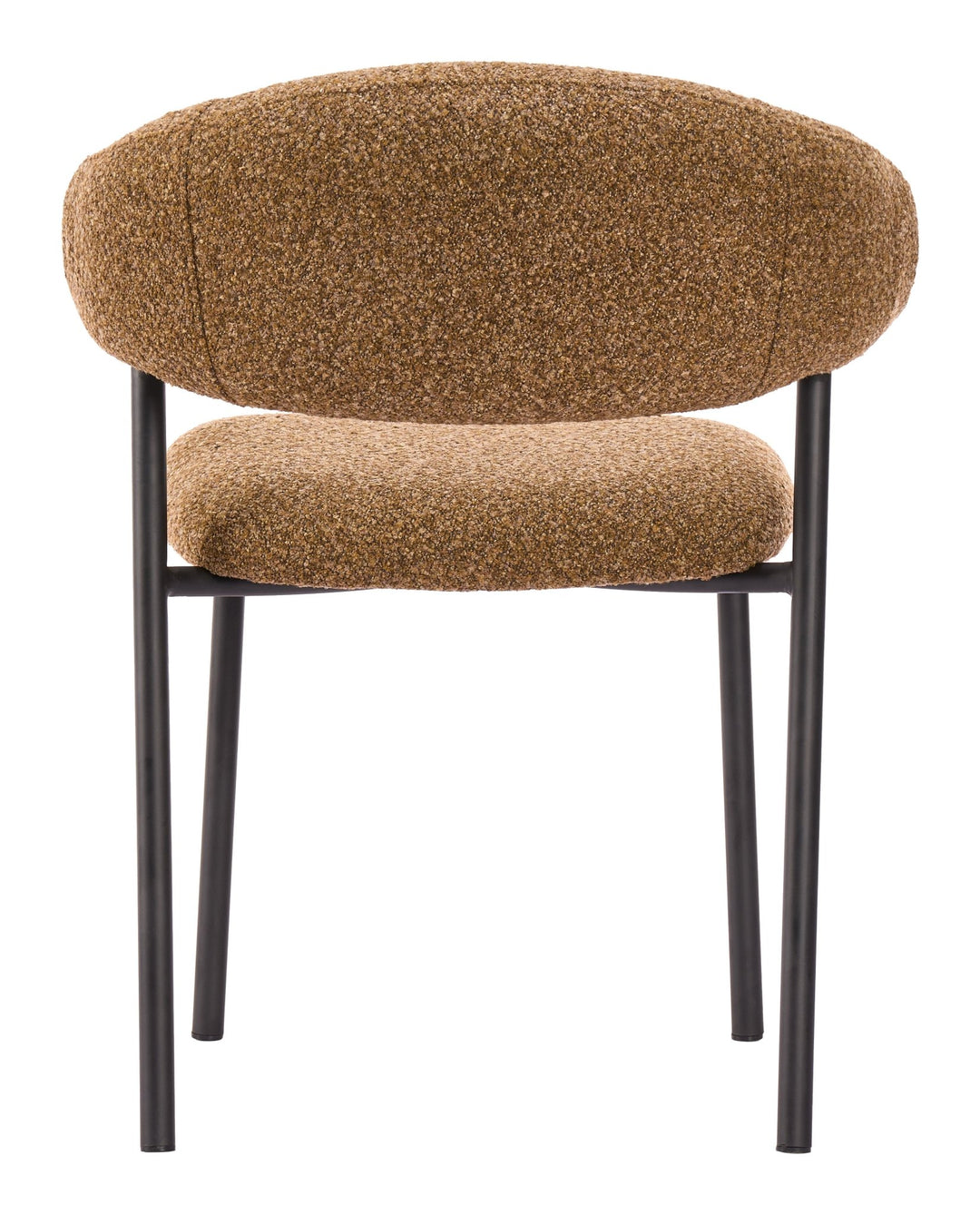 Seville Dining Chair in Brown Cork back view - dining chair by Zuo - Whats New Furniture Portland OR