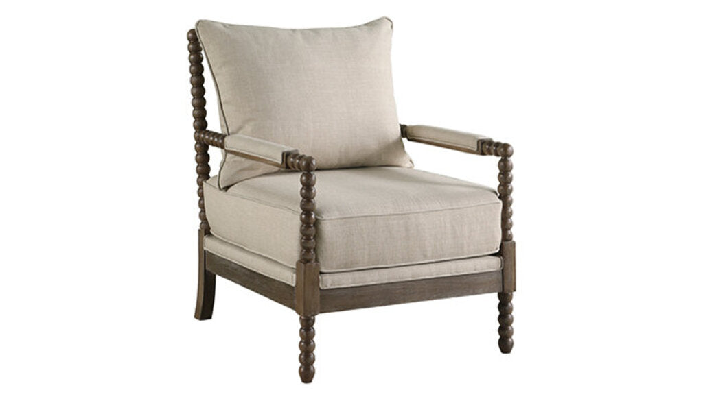 "Oatmeal" Accent Chair - Whats New Furniture OATMEAL CHAIRS Whats New Furniture Beige / 29.5" x 34" x 38" / New
