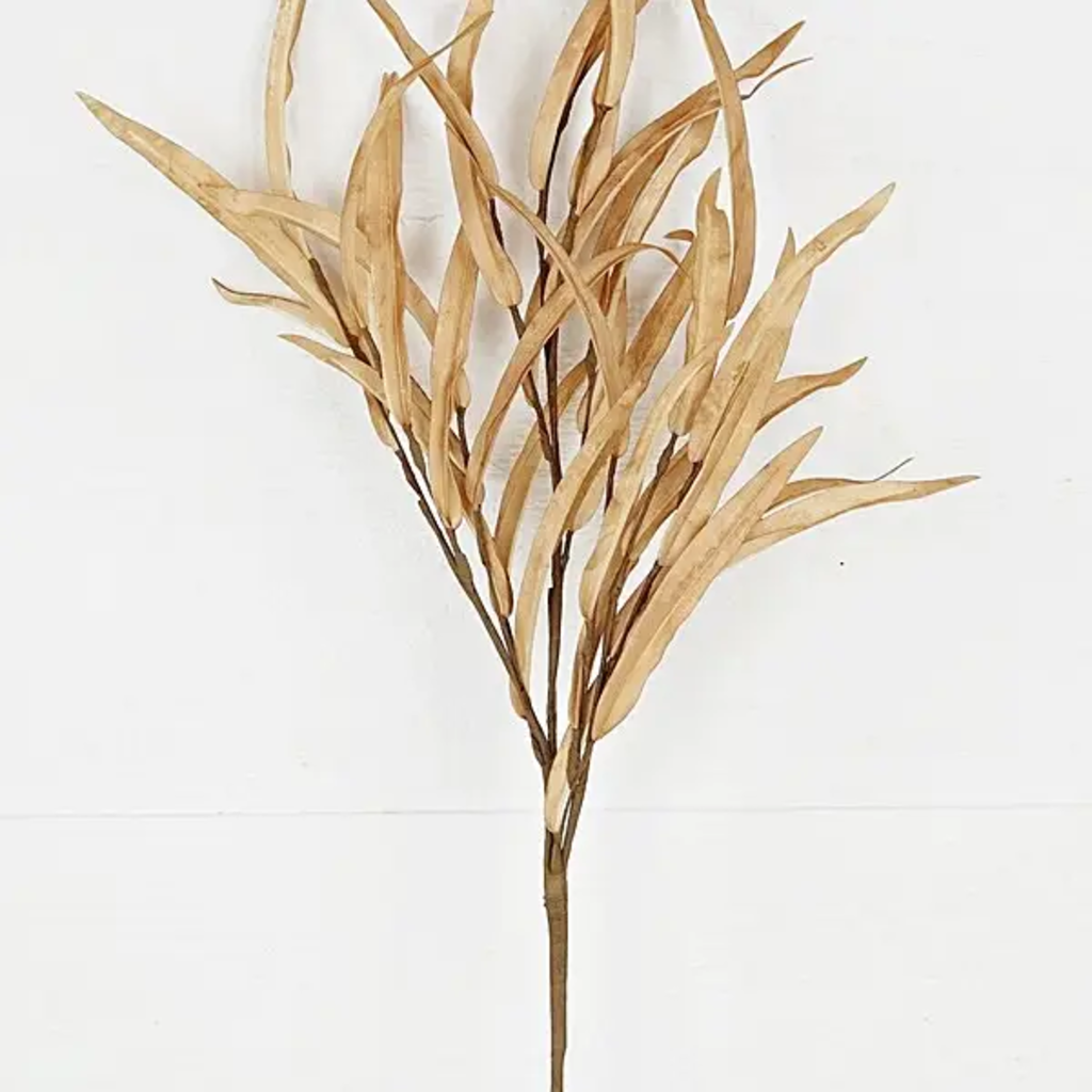 Spray-Foam Willow Leaves - Whats New Furniture Faire SEASONAL DECOR Whats New Furniture Beige / New