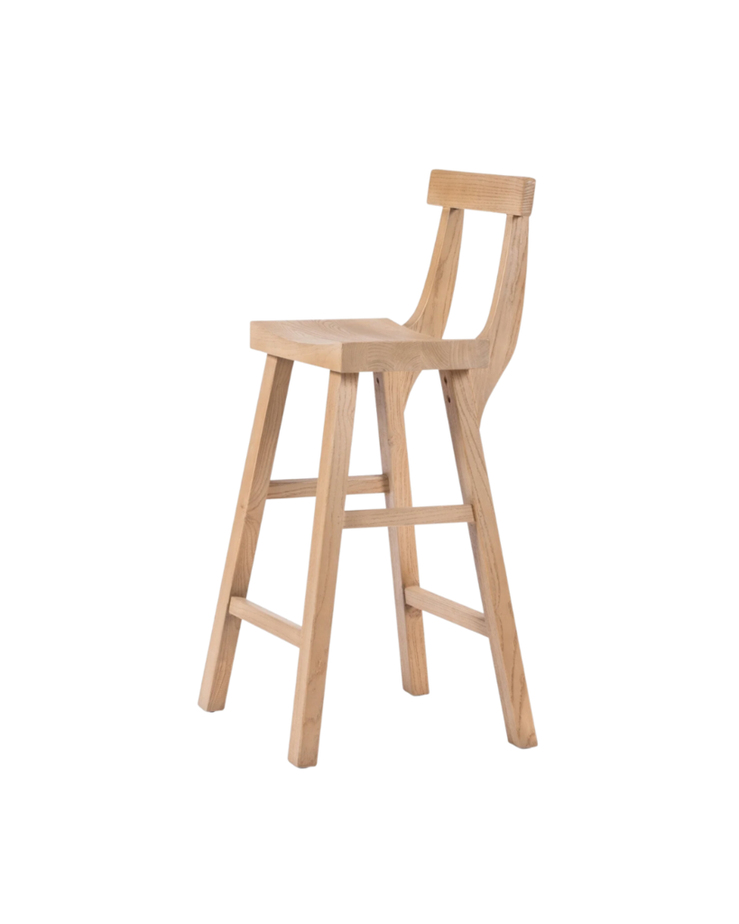 Cassell Bar Stool - Whats New Furniture CASSELL STOOLS Whats New Furniture Natural / 20" x 17" x 41" / New