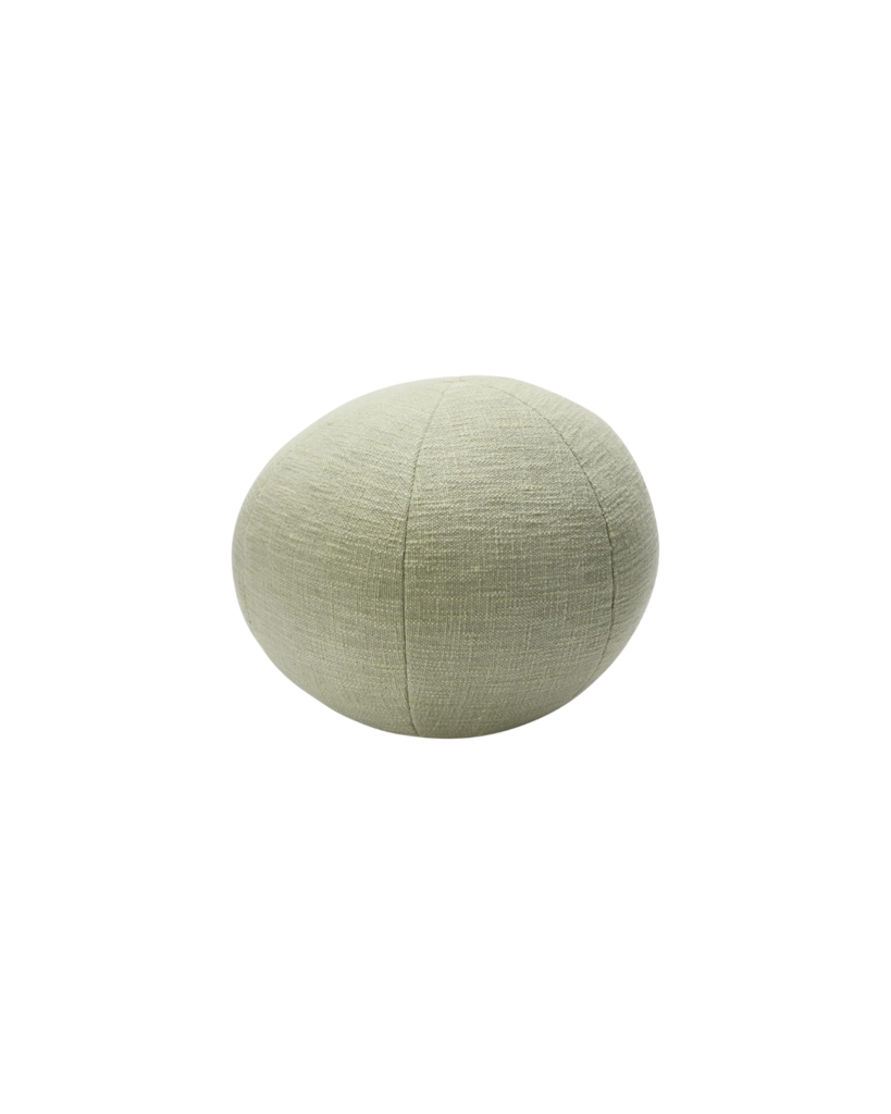 Orb Pillow (Mint Green) - Whats New Furniture SLUB SOFT GOODS Whats New Furniture Sage Cotton / 12" x 12" x 4" / New