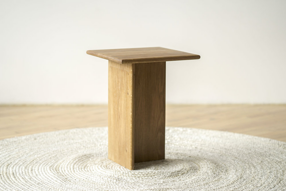 Texture Side Table (white oak)