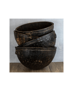 Vintage Wood Milking Bowl - Whats New Furniture - Portland, Oregon