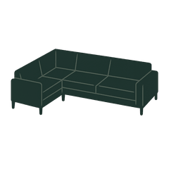 All-Sofa L 126 diagram