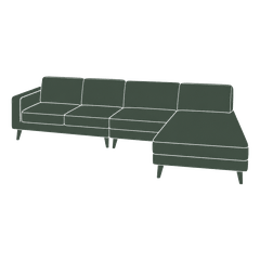 Oasis Extended Sectional diagram