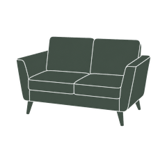 Oasis Loveseat diagram
