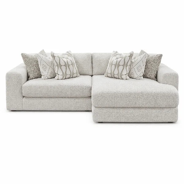 Drift Deep Sectional in Fluffy River Rock